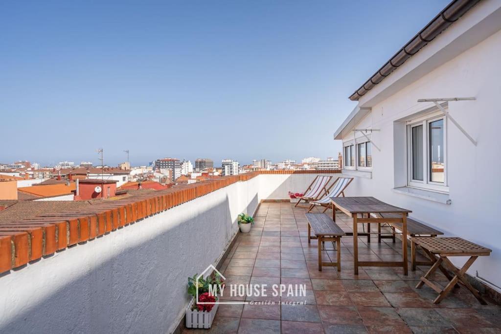Myhousespain - Atico Con Gran Terraza En Gijón Esterno foto
